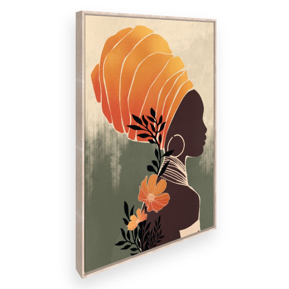 Toile Élégance florale