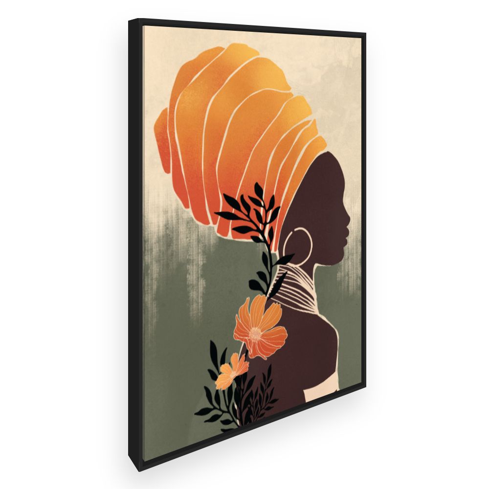 Toile Élégance florale