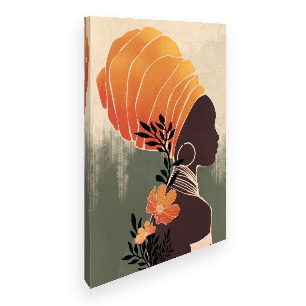 Toile Élégance florale