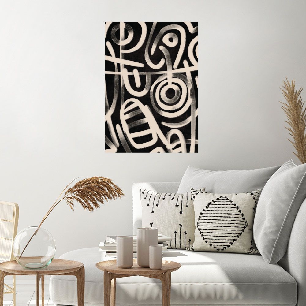 Affiche Motifs abstraits captivants