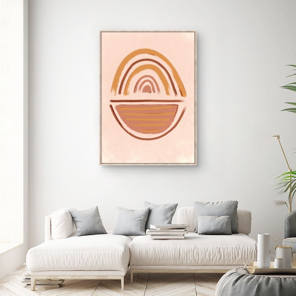 Tableau Arc stylisé en terre