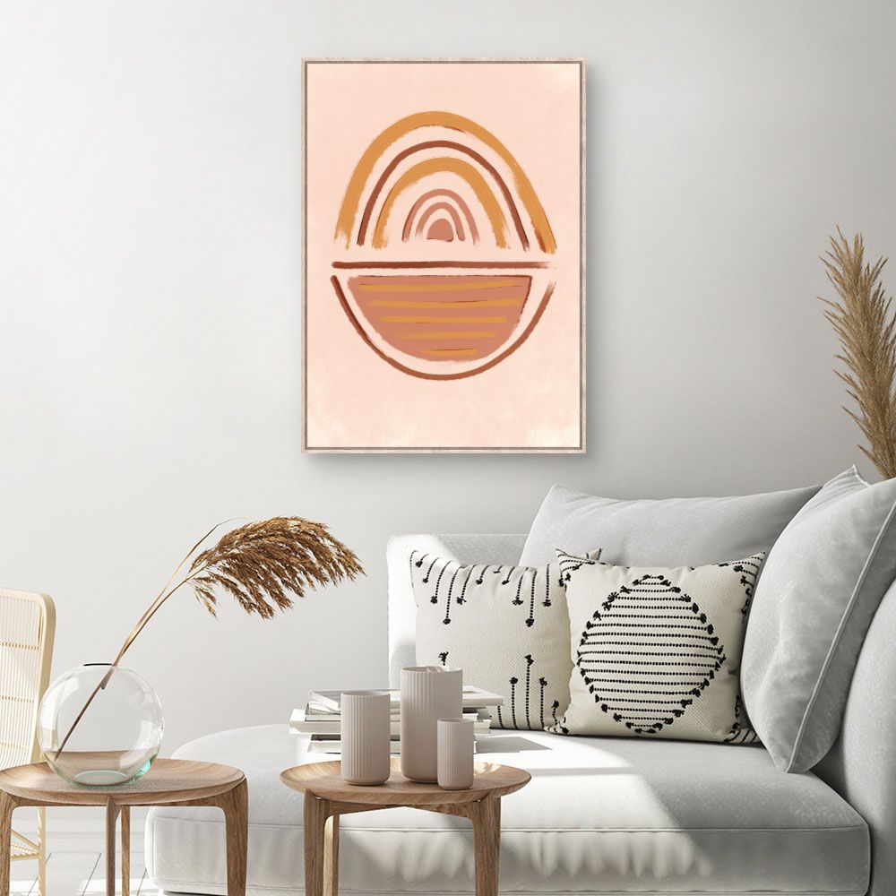 Tableau Arc stylisé en terre