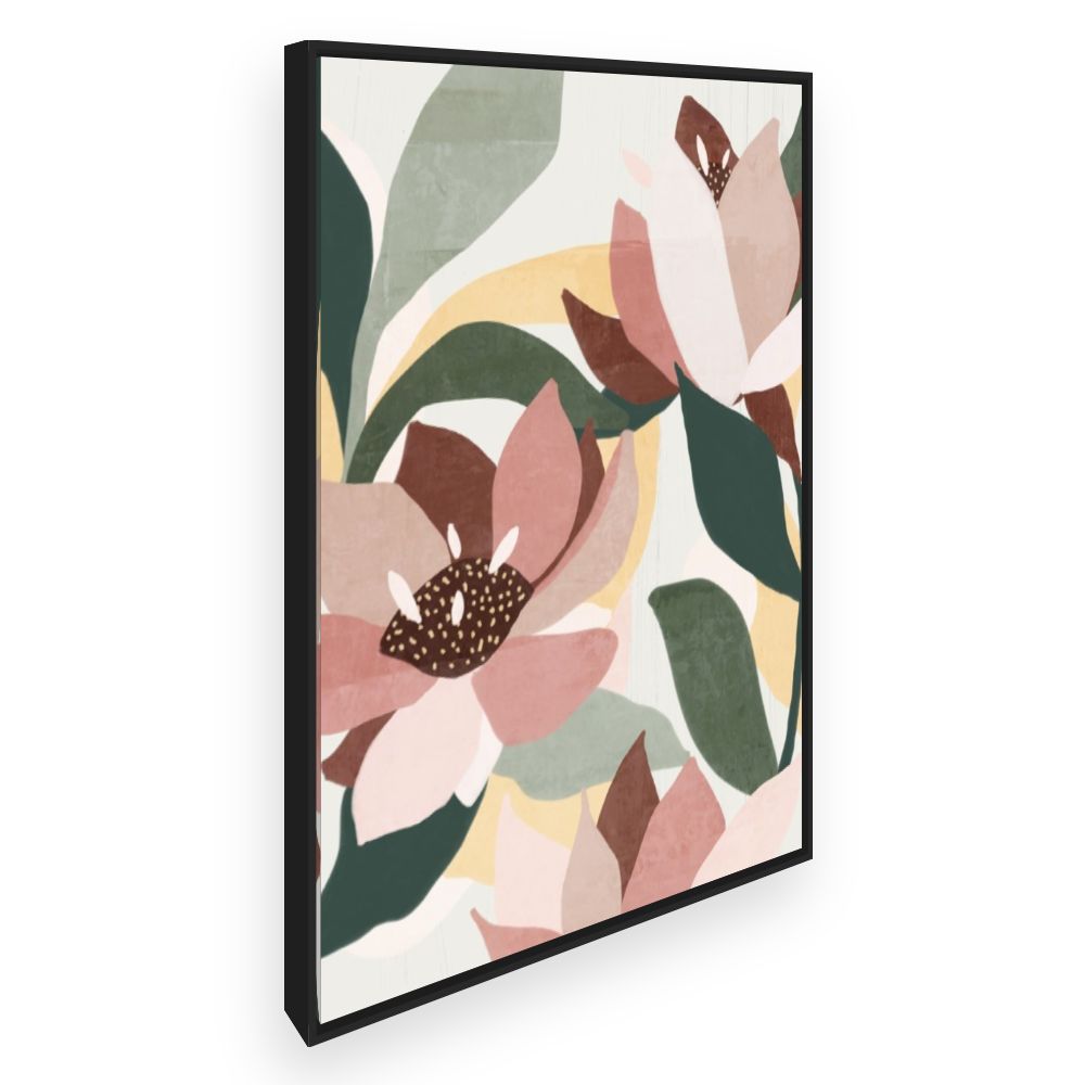 Toile Fleurs abstraites