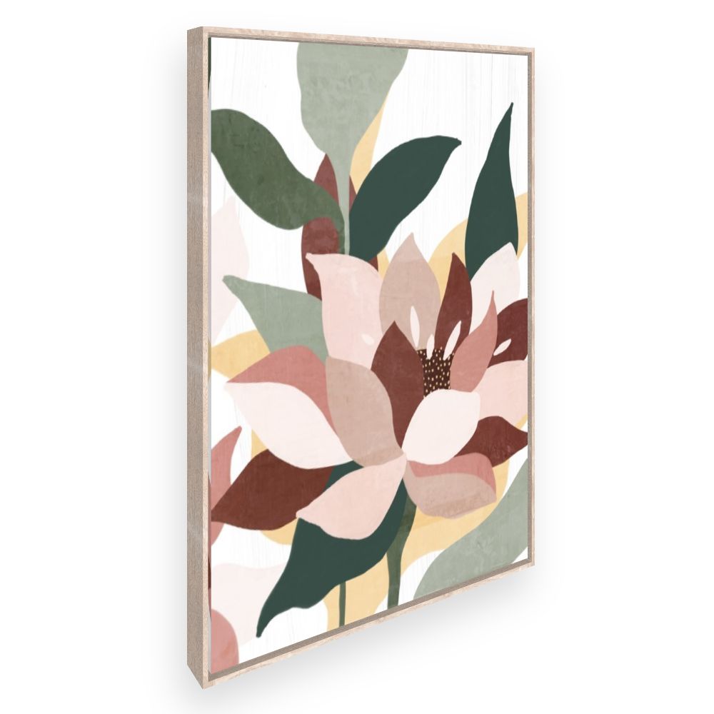 Toile Fleurs abstraites