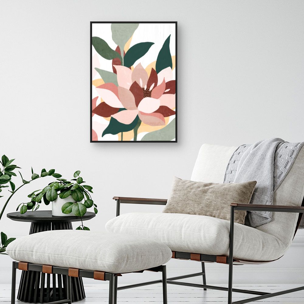 Tableau Fleurs abstraites