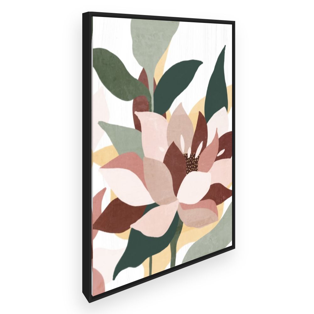 Toile Fleurs abstraites