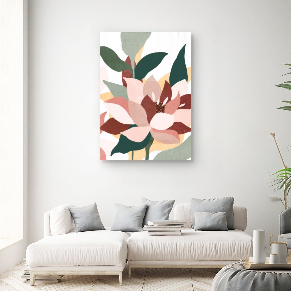 Tableau Fleurs abstraites