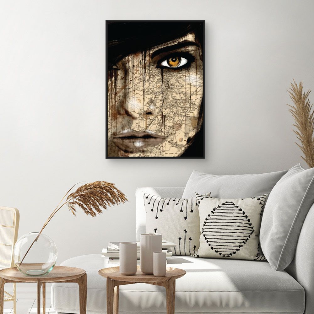 Tableau Regard mystérieux