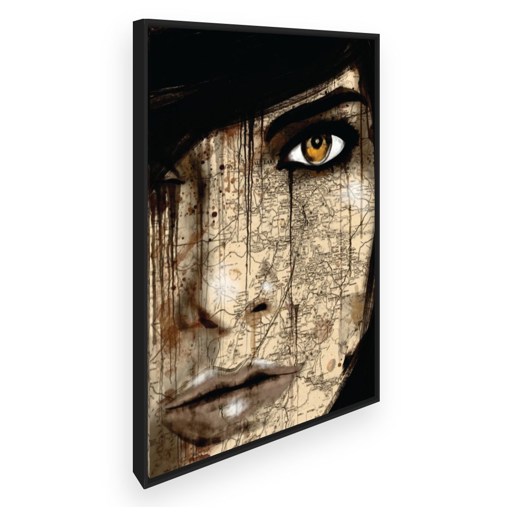 Toile Regard mystérieux