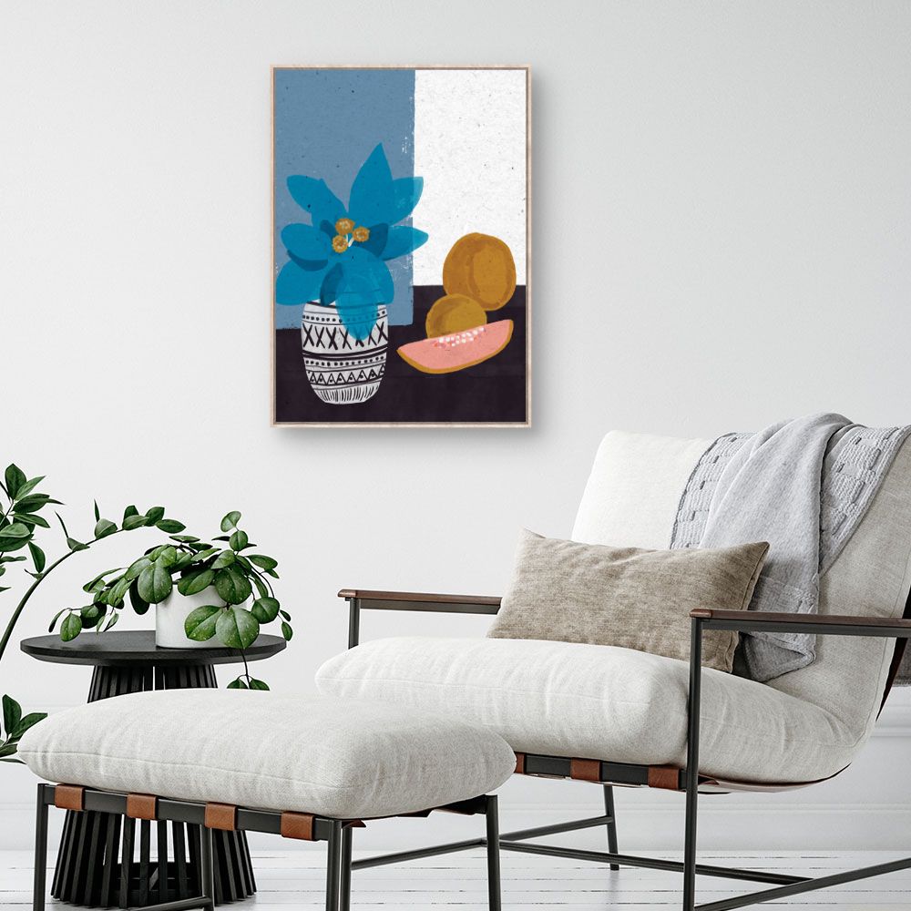 Tableau Vase fruité vibrant