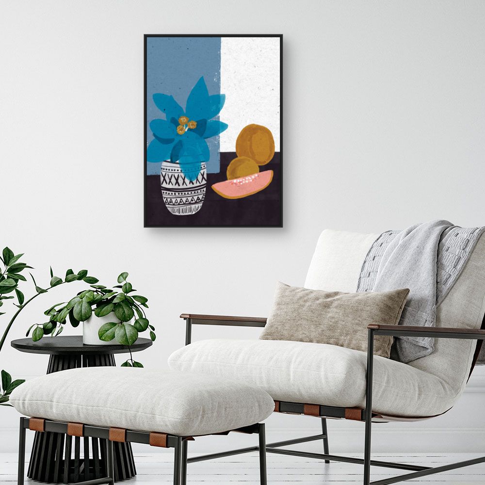 Tableau Vase fruité vibrant