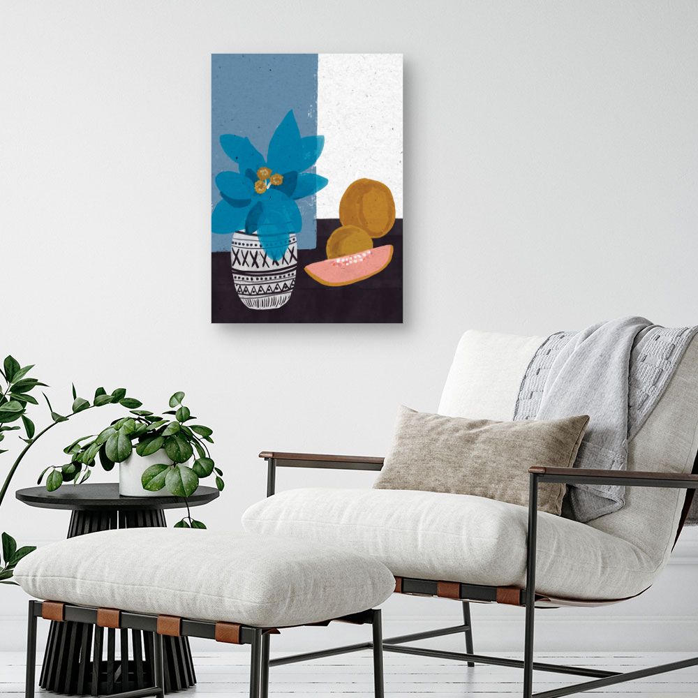 Tableau Vase fruité vibrant