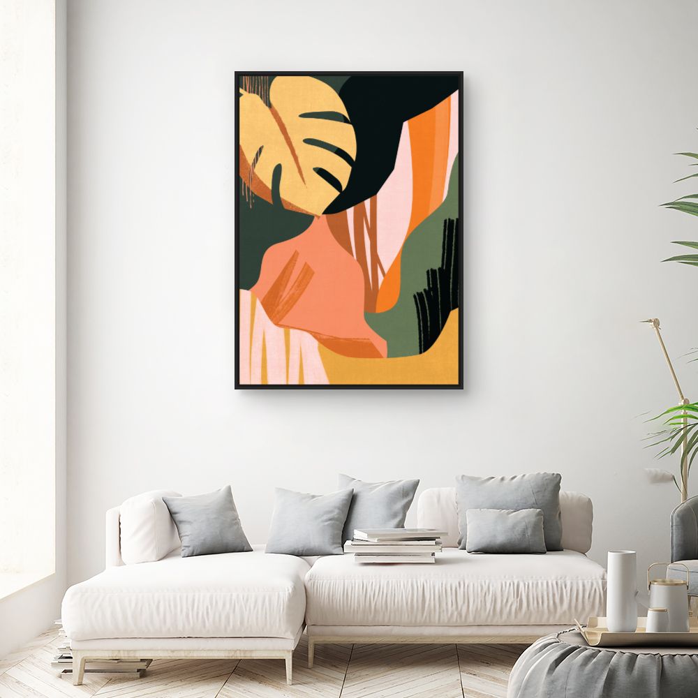 Tableau Art abstrait végétal