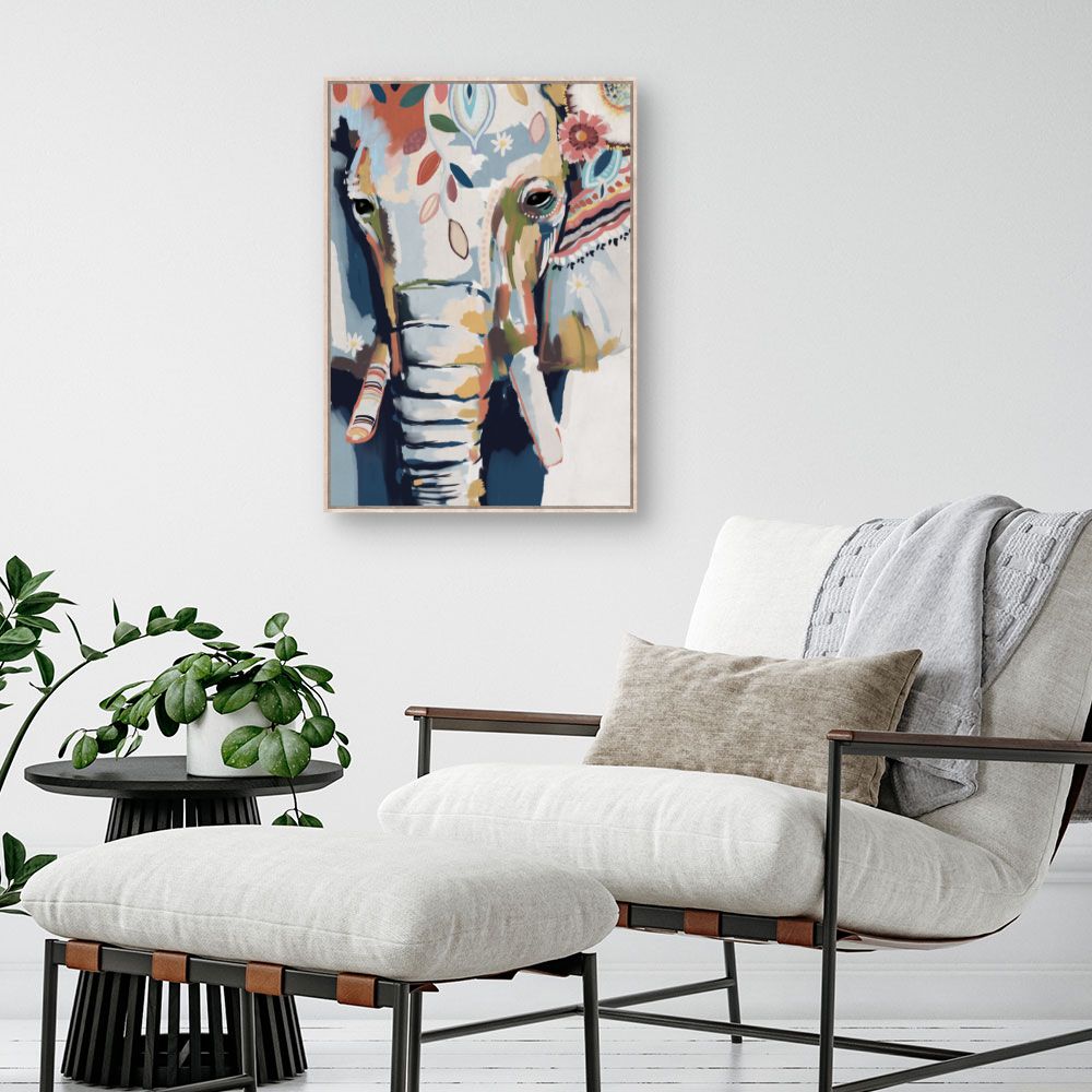 Tableau Éléphant artistique