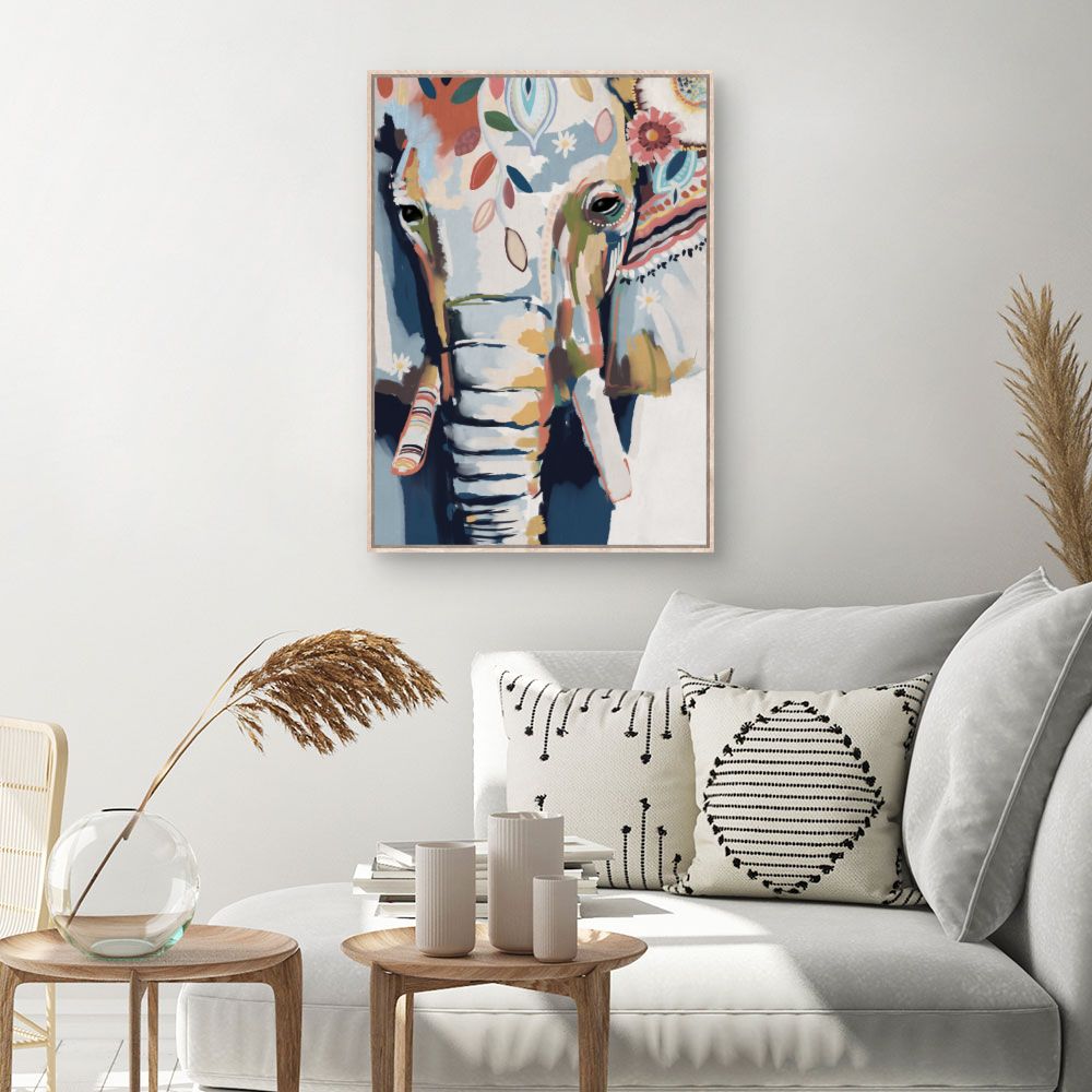 Tableau Éléphant artistique