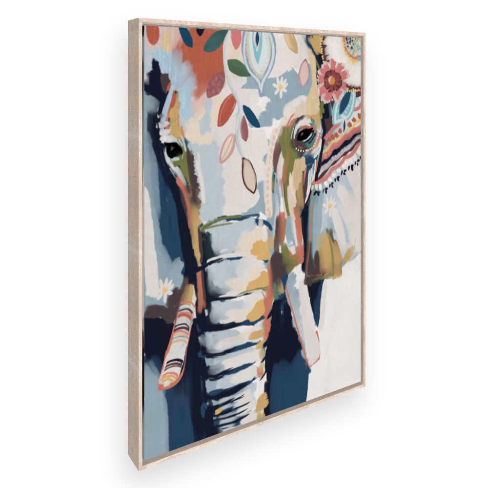 Toile Éléphant artistique