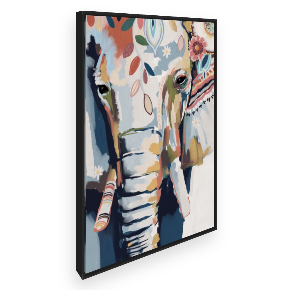 Toile Éléphant artistique