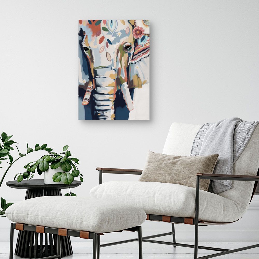 Tableau Éléphant artistique