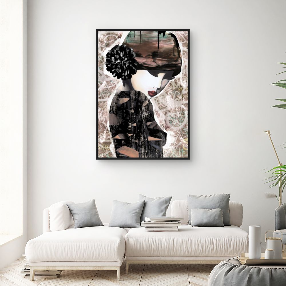 Tableau Portrait mystérieux