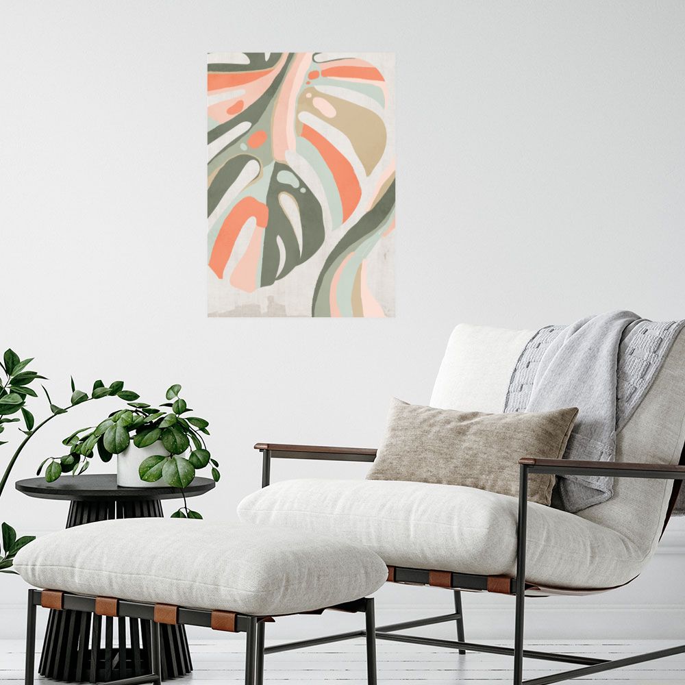 Affiche Feuilles artistiques