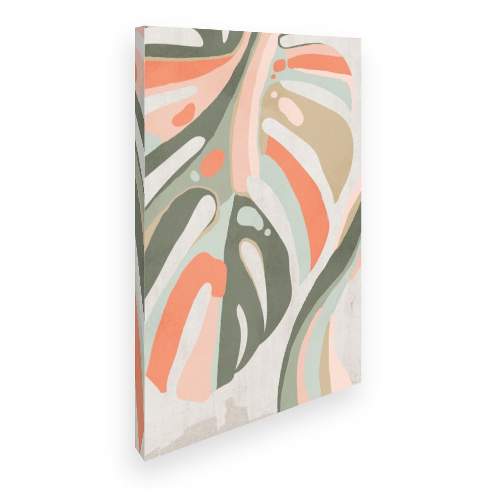 Toile Feuilles abstraites modernes