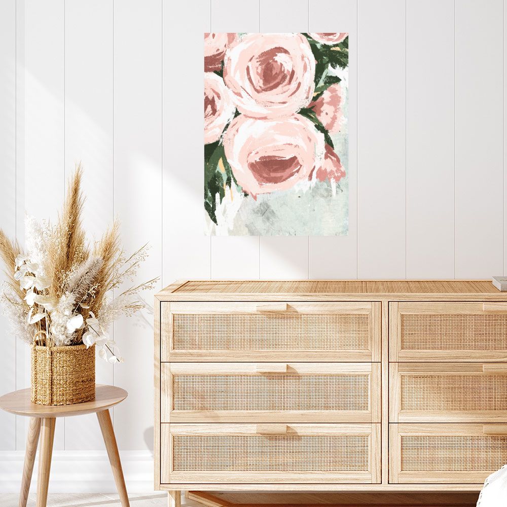 Affiche Roses délicates
