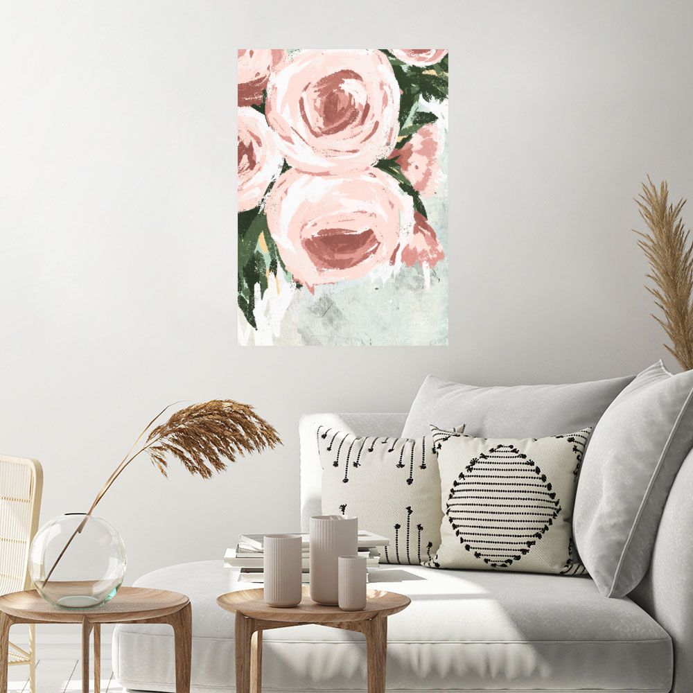 Affiche Roses délicates