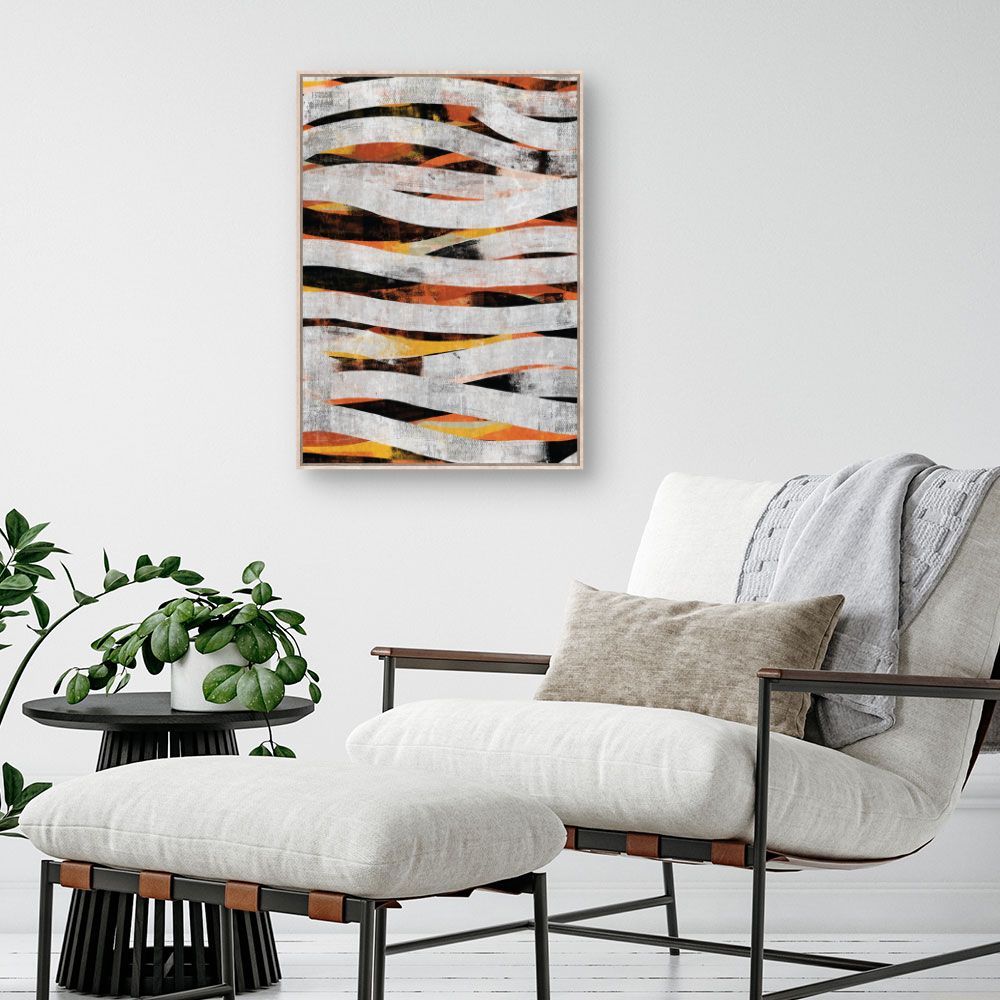 Tableau Vagues abstraites