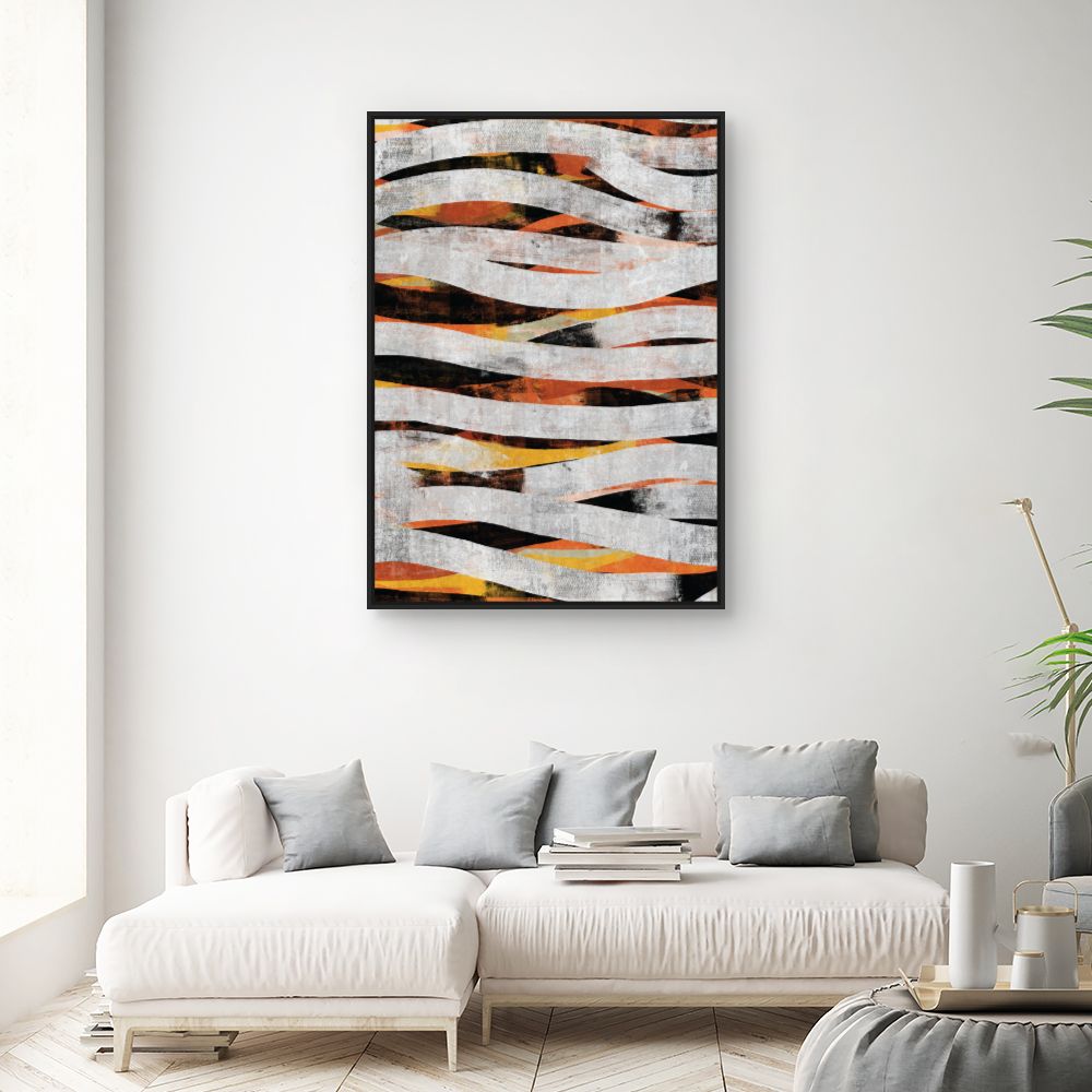 Tableau Vagues abstraites