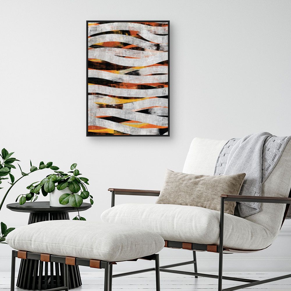 Tableau Vagues abstraites