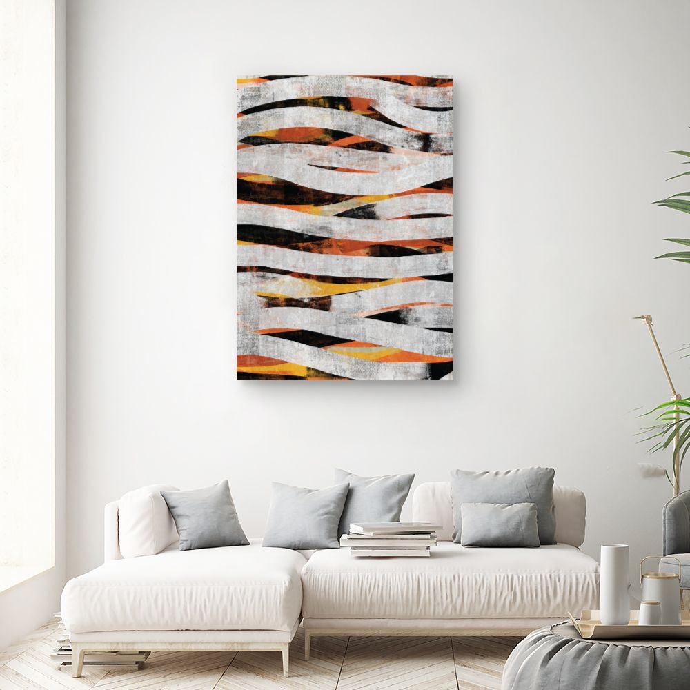 Tableau Vagues abstraites