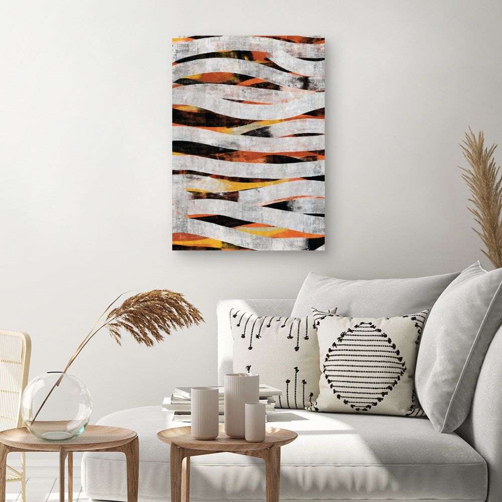 Tableau Vagues abstraites