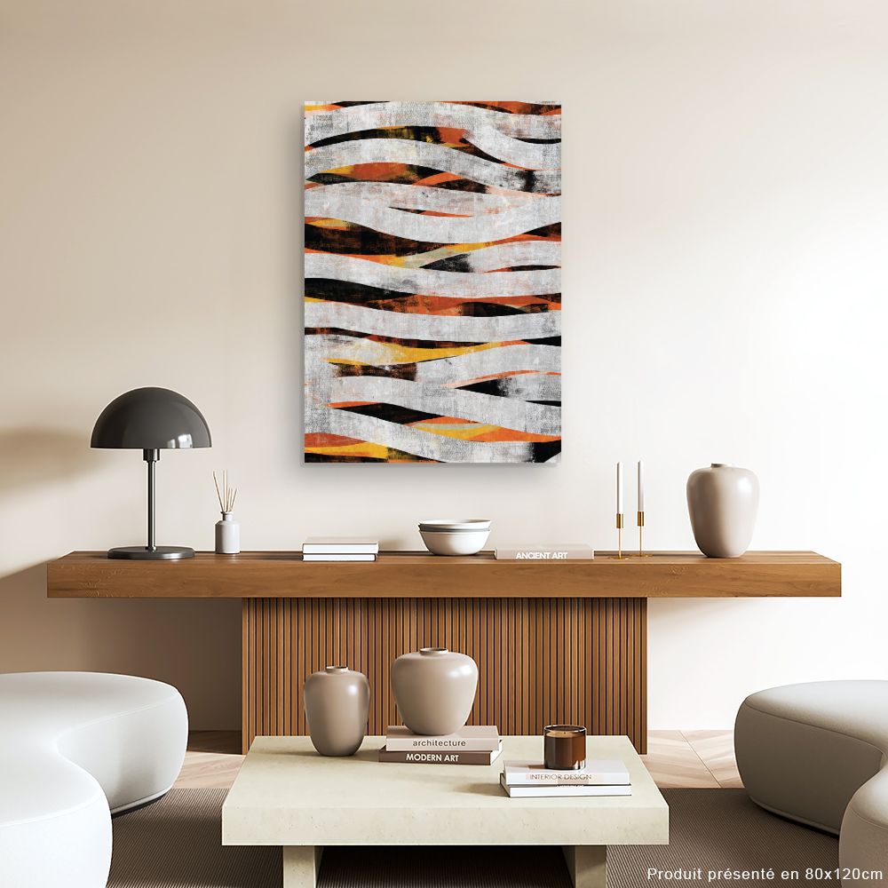Tableau Vagues abstraites