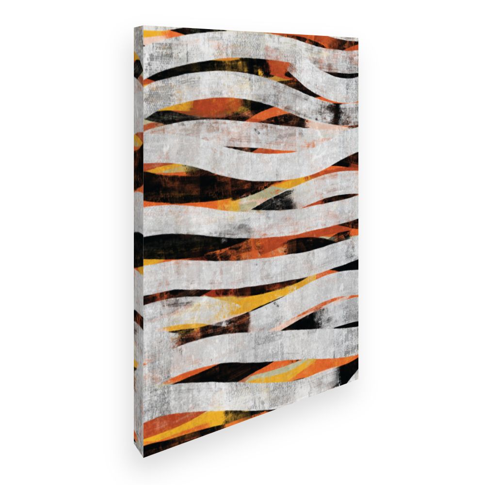 Toile Vagues abstraites