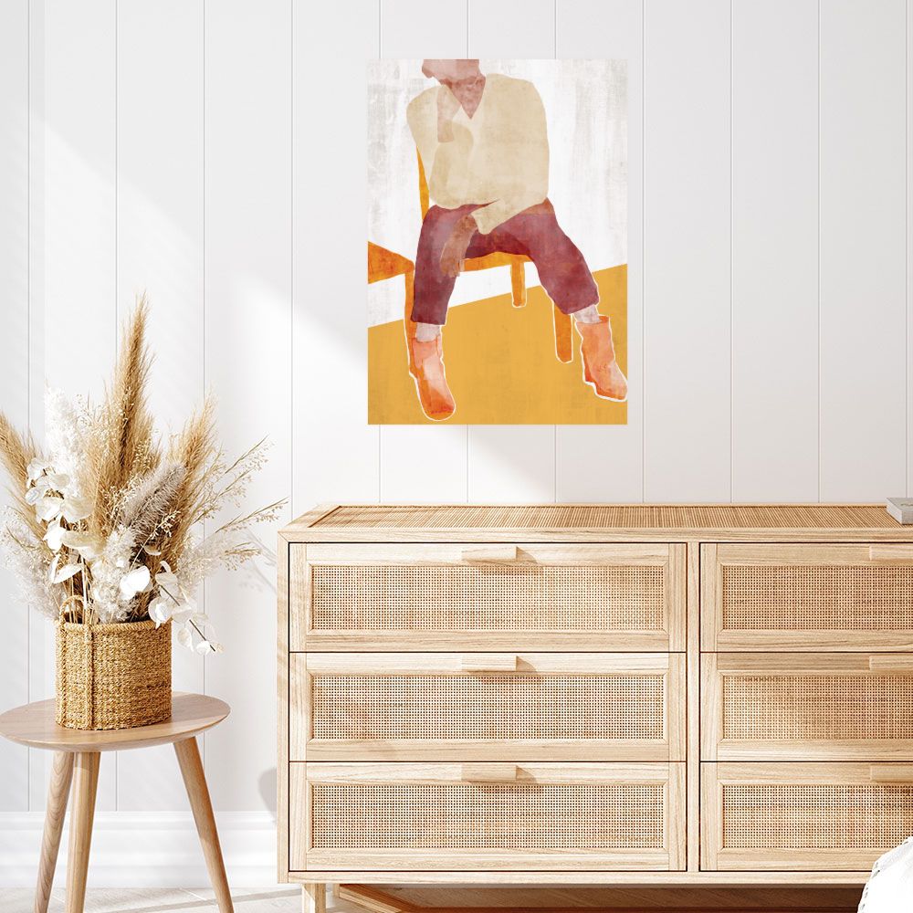 Affiche Pose réfléchie