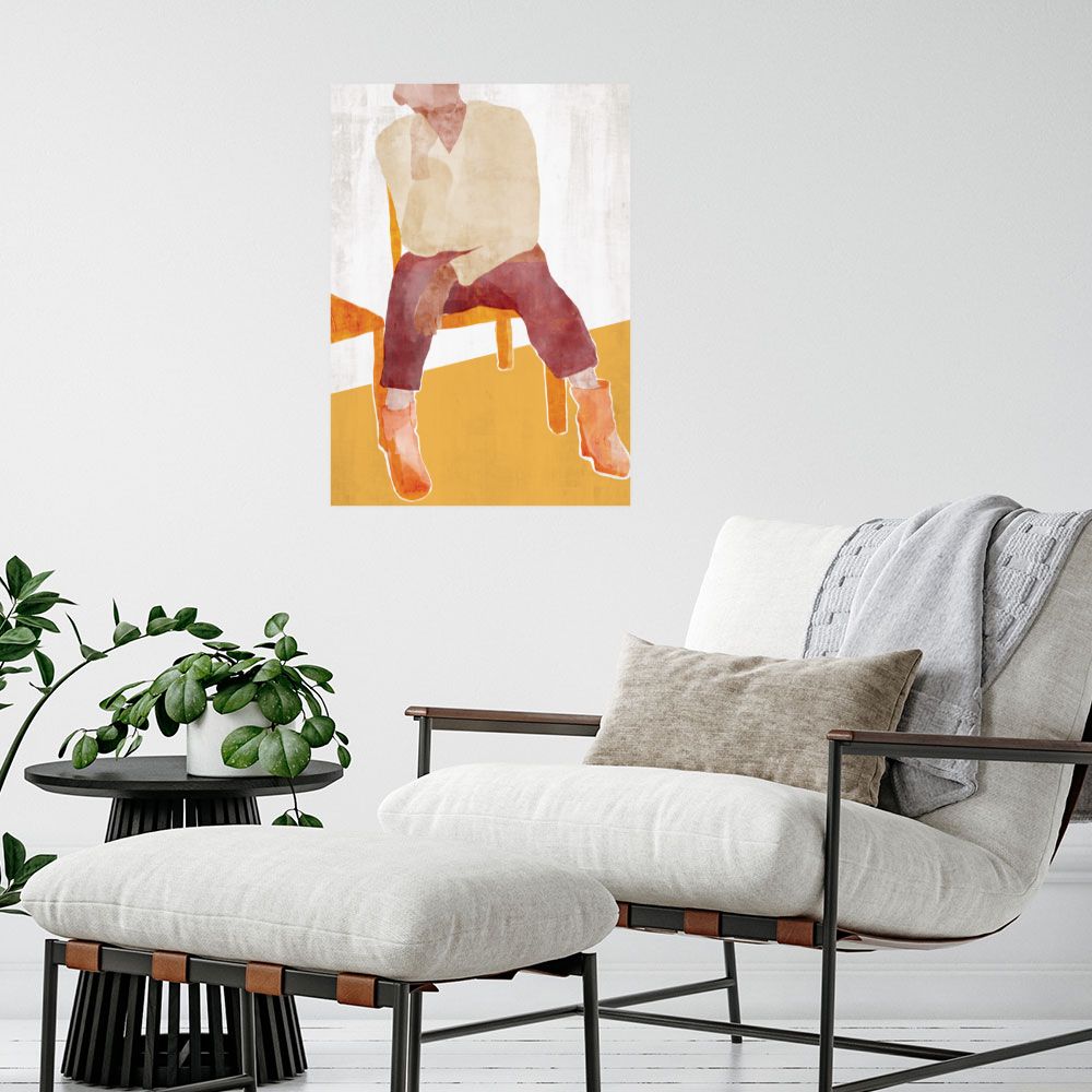 Affiche Pose réfléchie