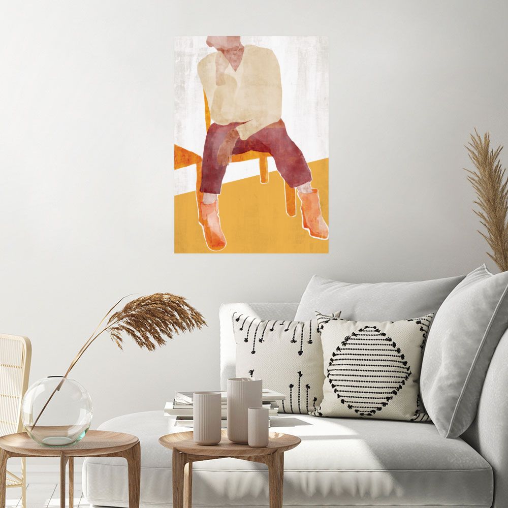 Affiche Pose réfléchie