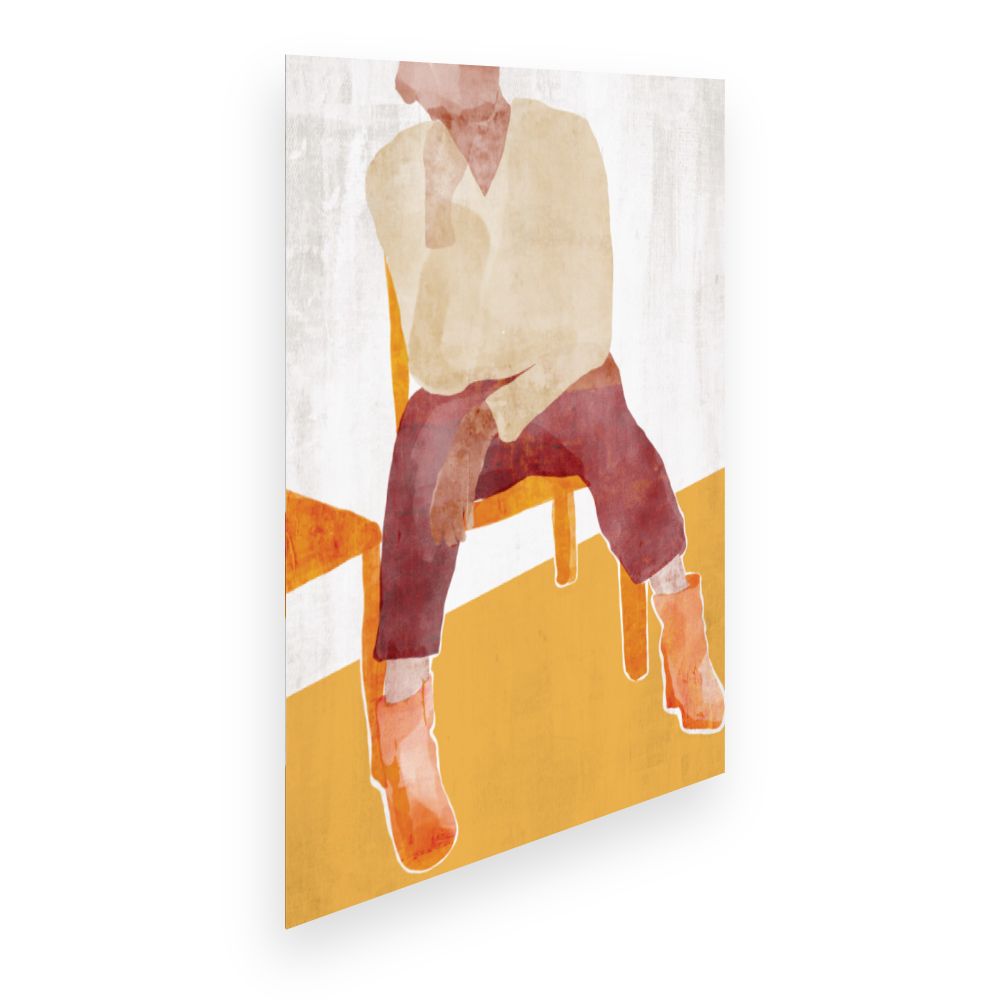Affiche Pose réfléchie