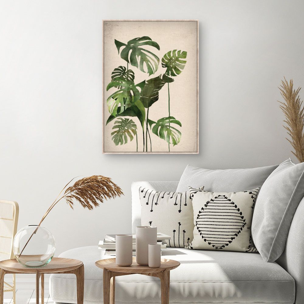 Tableau Feuilles tropicales