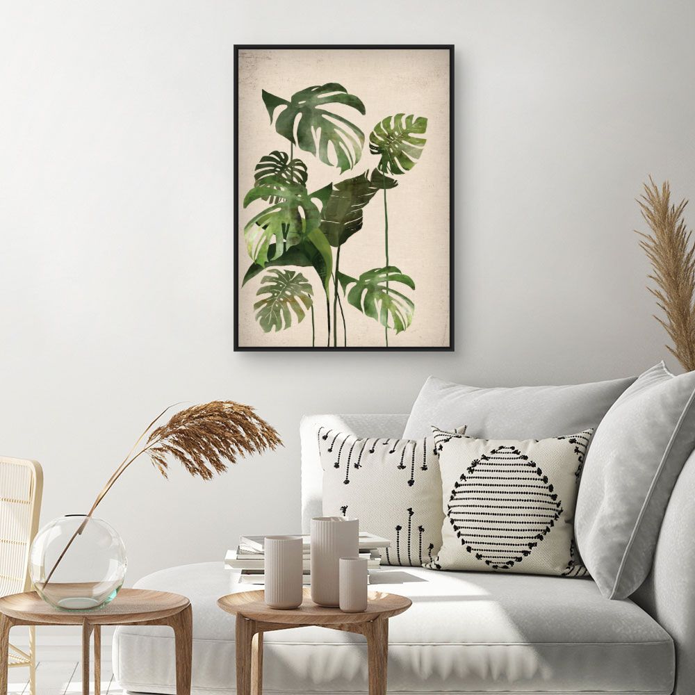 Tableau Feuilles tropicales