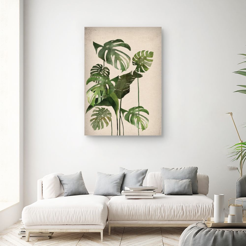 Tableau Feuilles tropicales