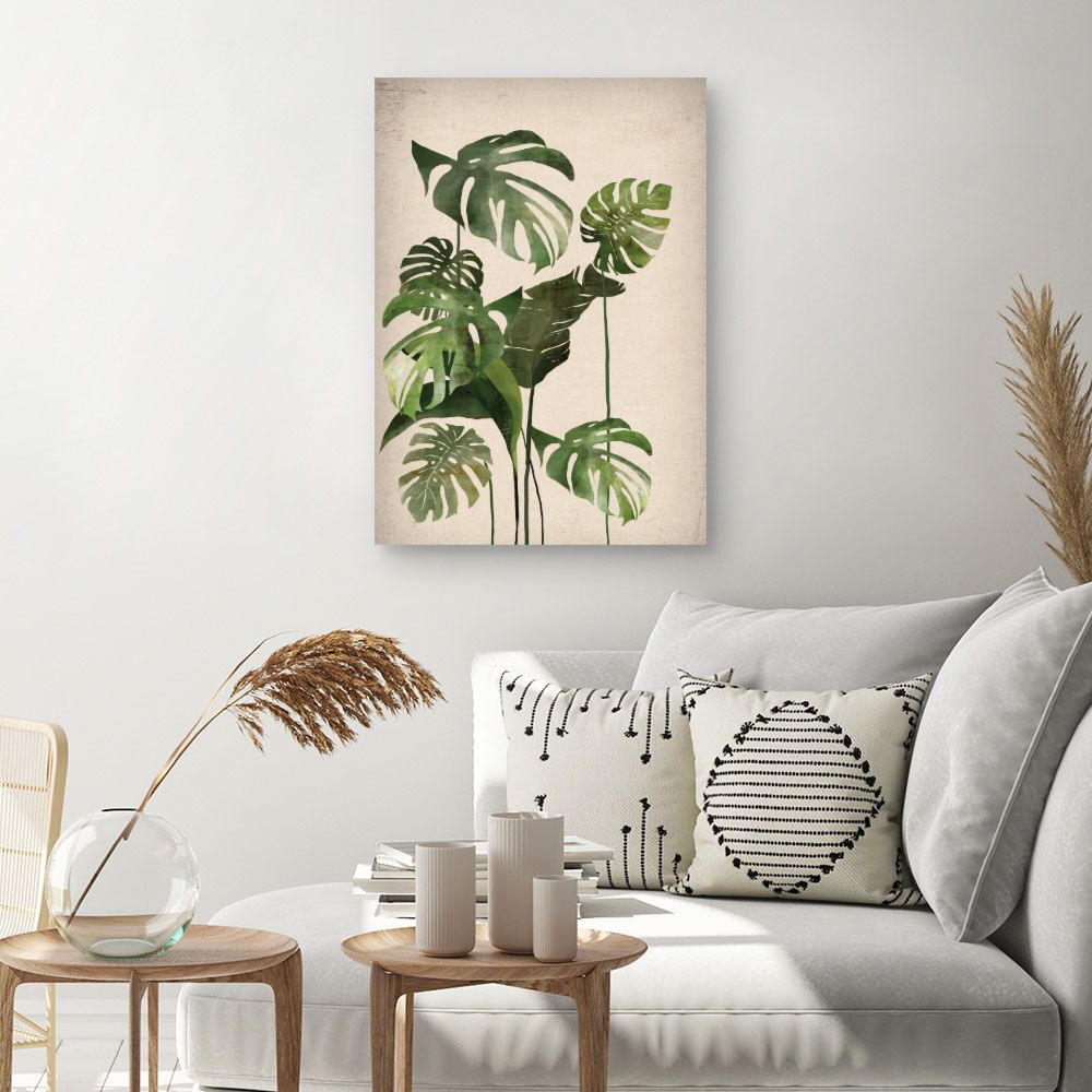 Tableau Feuilles tropicales