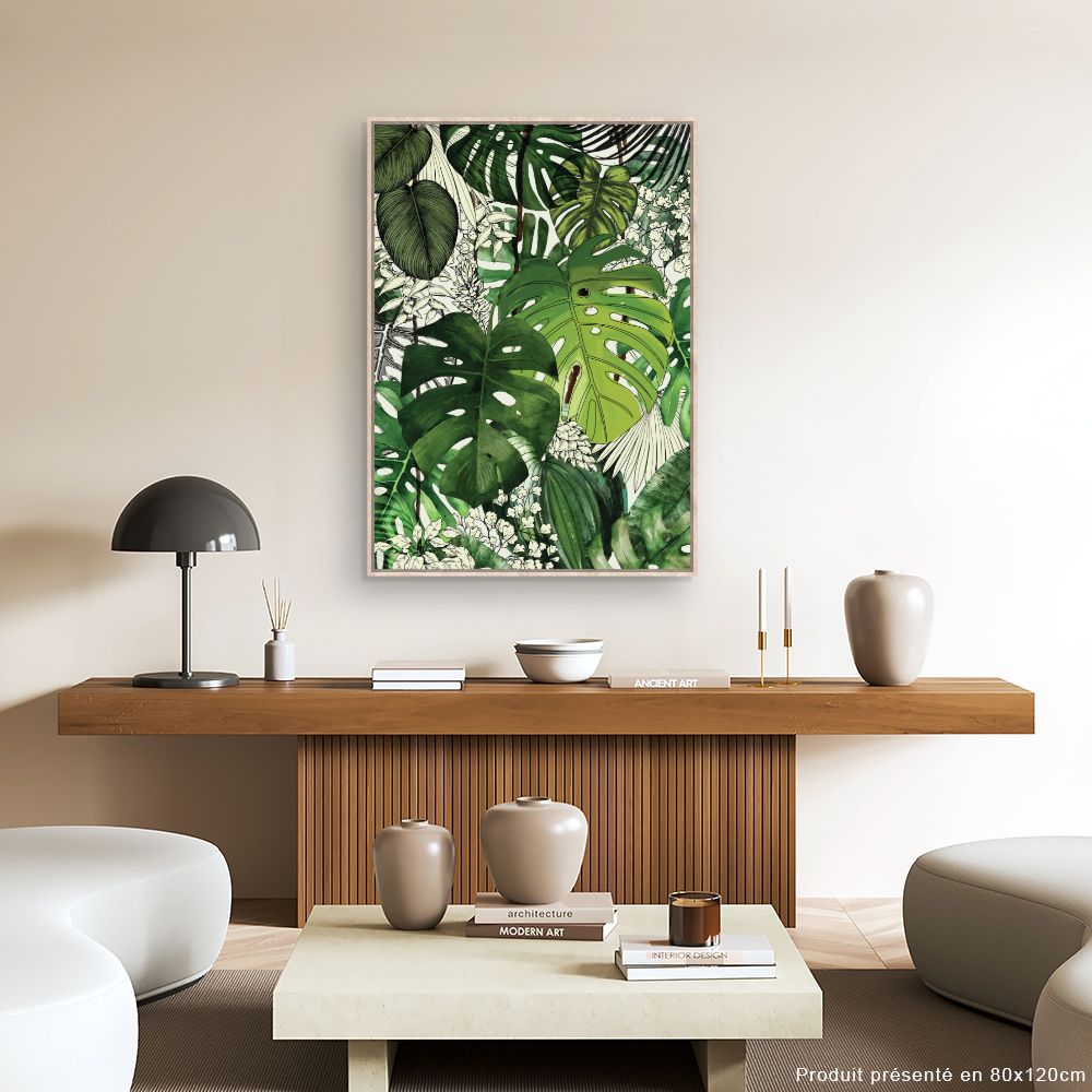 Tableau Feuillage luxuriant