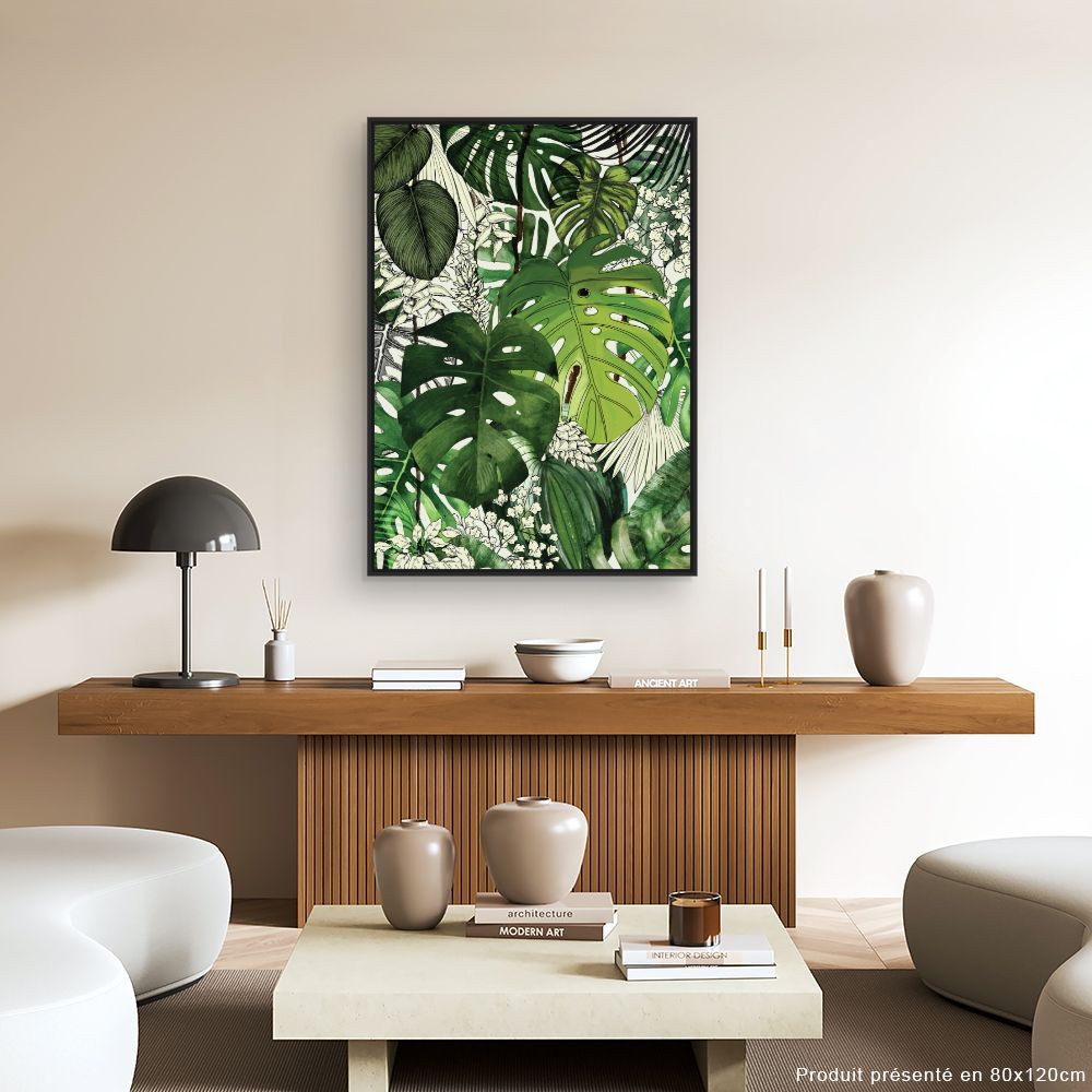 Tableau Feuillage luxuriant