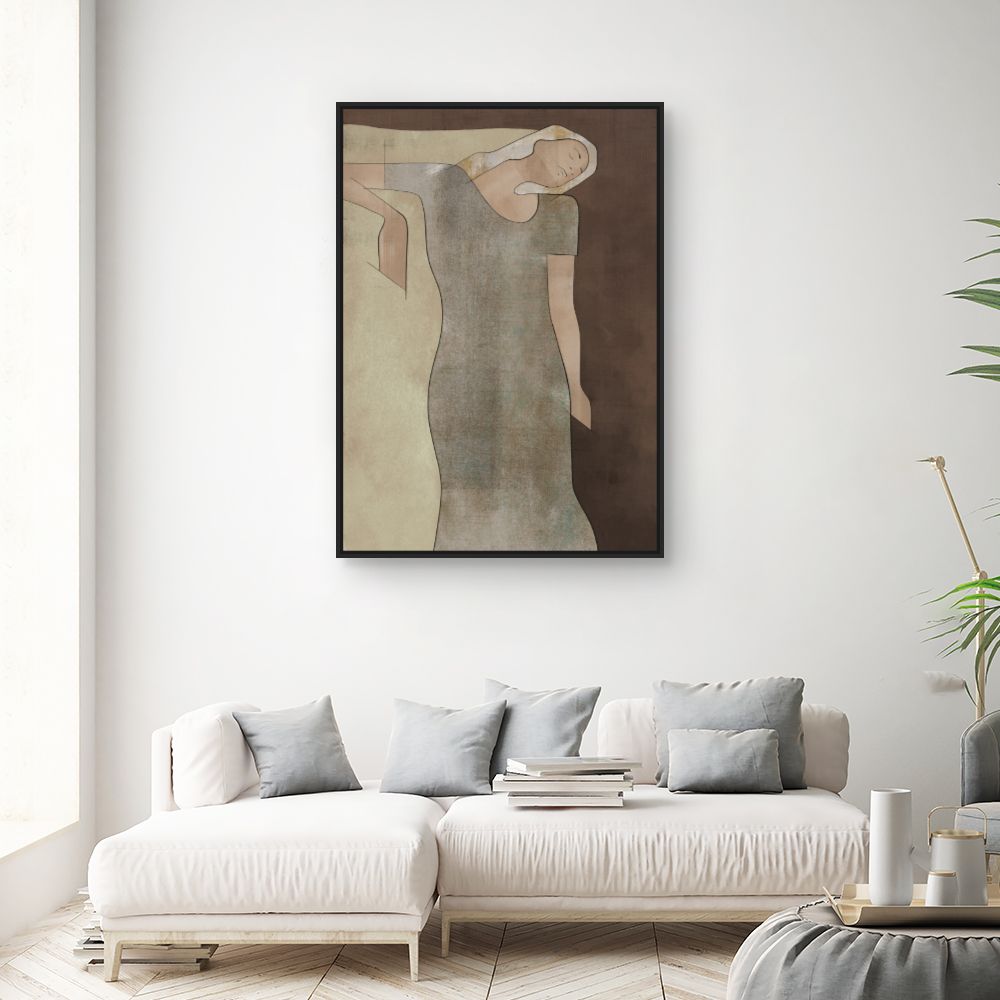 Tableau Femme abstraite élégante