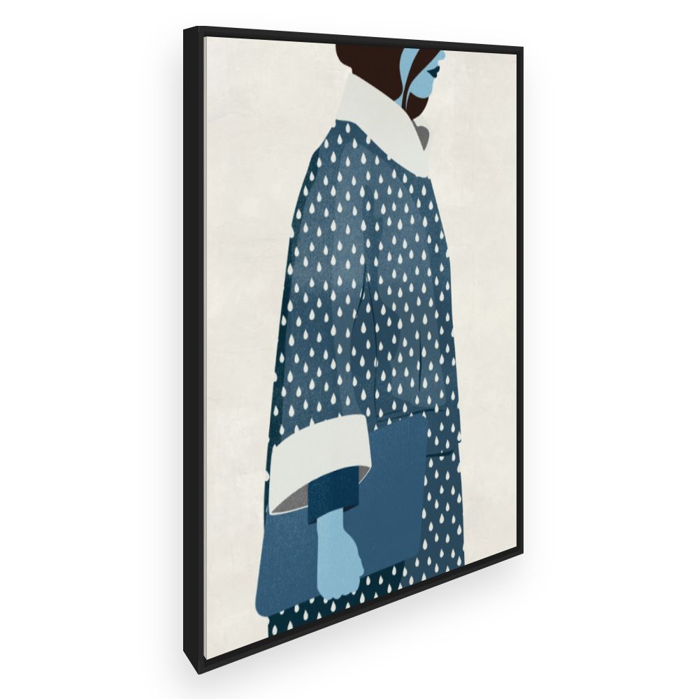 Toile Élégance en gouttes