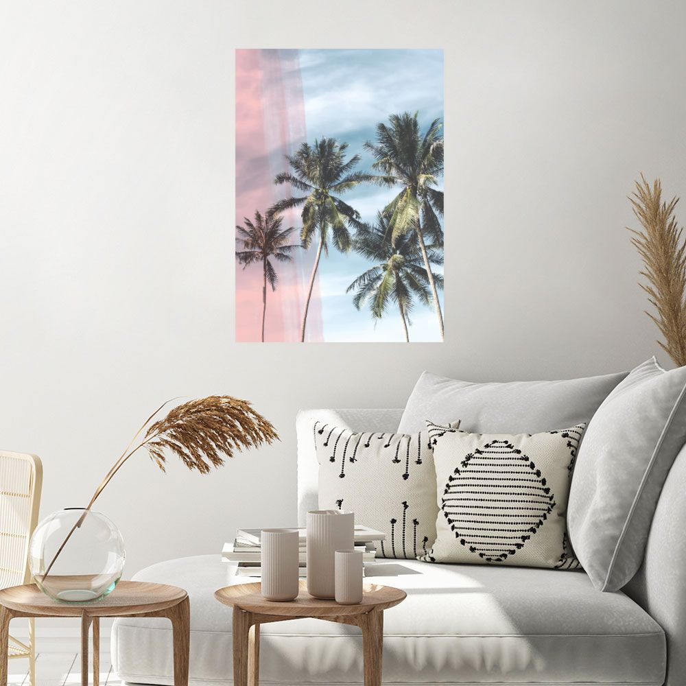 Affiche Palmiers tropicaux