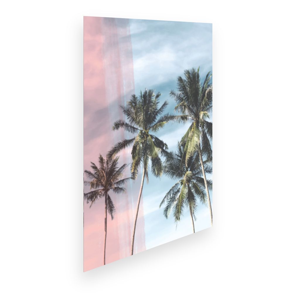Affiche Palmiers tropicaux