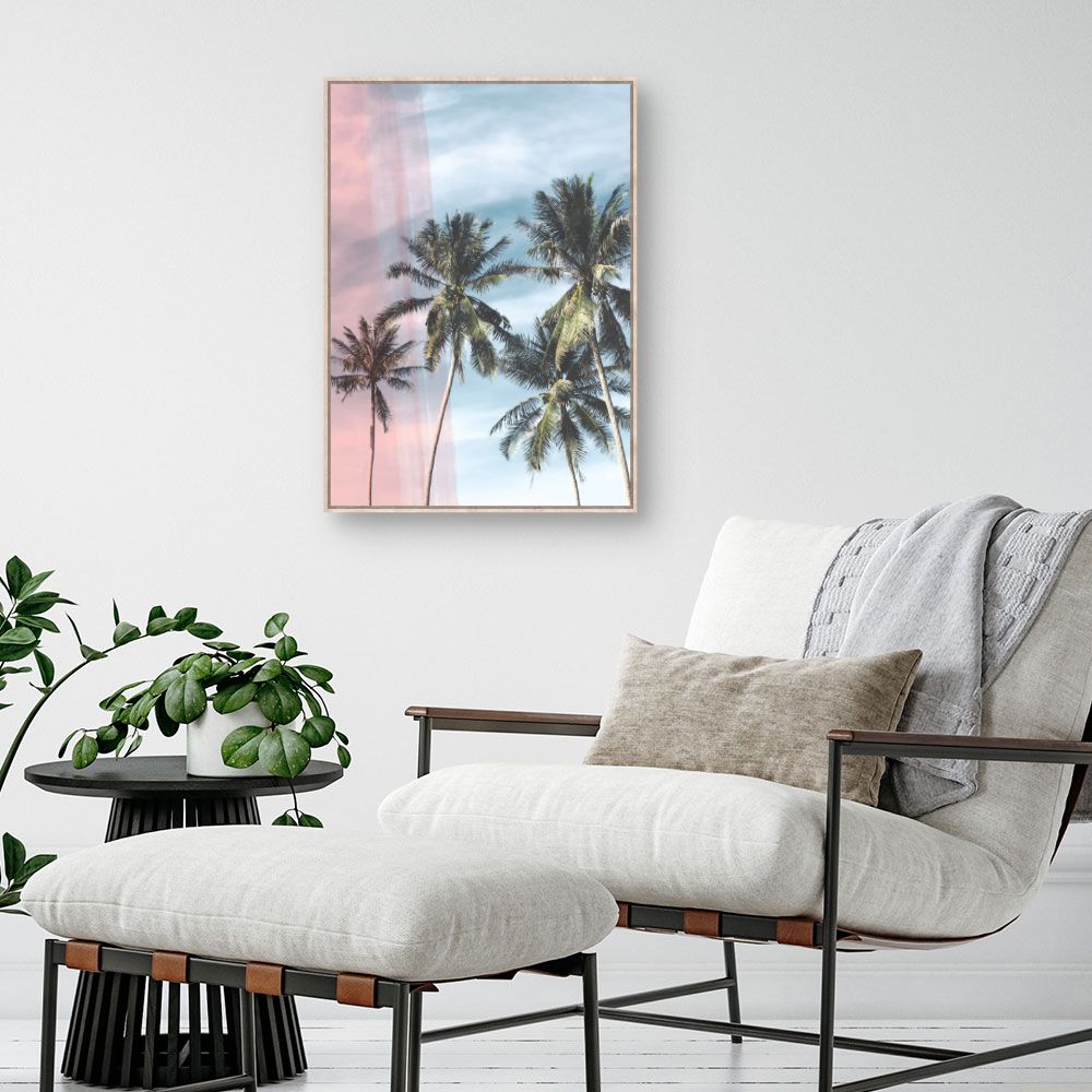 Tableau Palmiers tropicaux apaisants