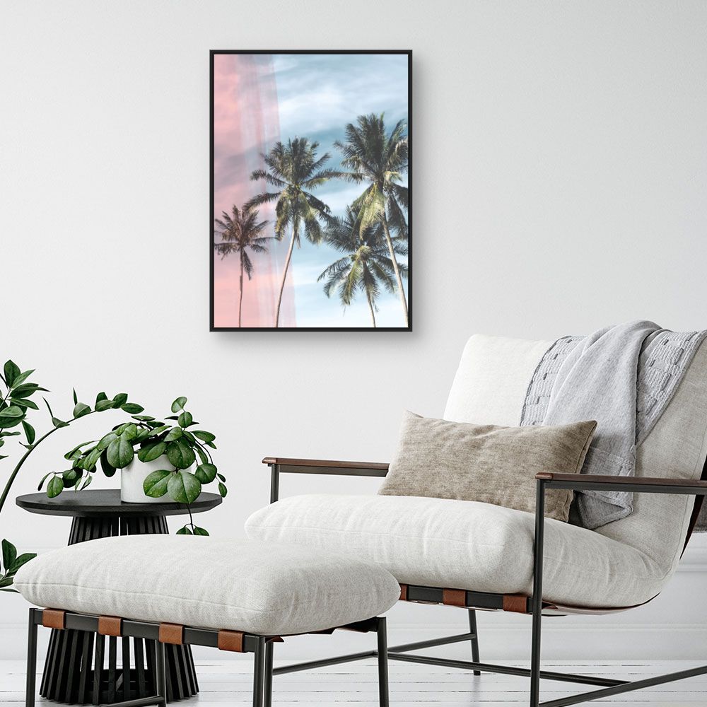 Tableau Palmiers tropicaux apaisants